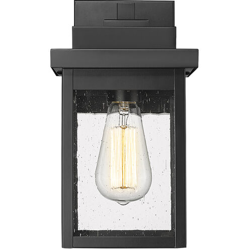 Belle Chasse 1 Light 8 inch Powder Coated Black Outdoor Wall Sconce